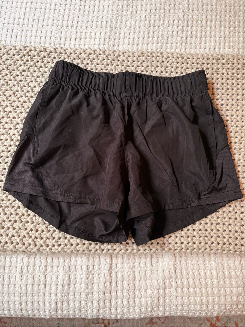 Women’s Black Athletic Running Shorts